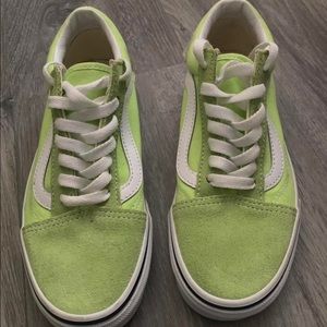 Lime green Old Skool vans👟